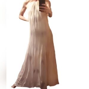 Young Fabulous & Broke Cream and Purple Maxi Dress